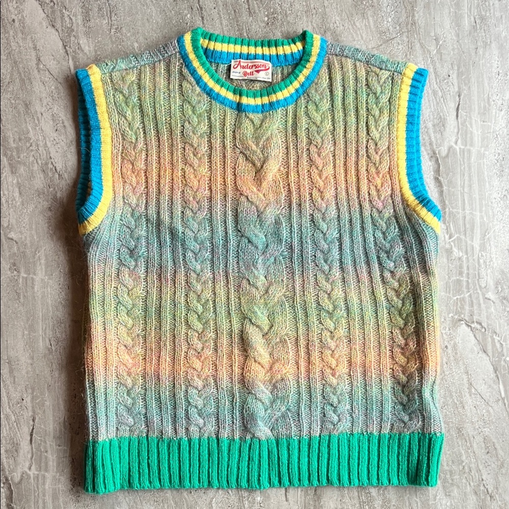 Andersson Bell Knit Sleeveless Sweater Vest